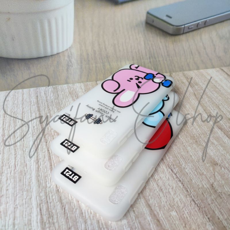 Case BT21 Samsung A10 / Galaxy A10 / SM-A105F / SM-A105G / SM-A105M / SM-A105FN Softcase Karakter Lucu