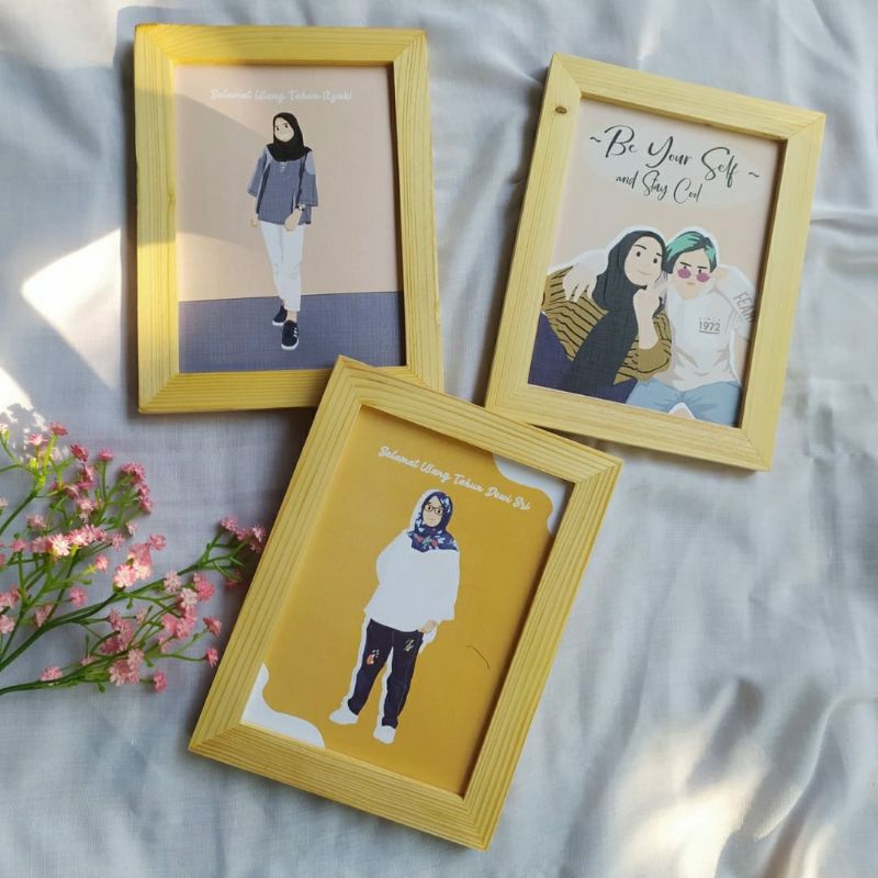 

Custom Kado Illustrasi untuk wisuda ulang tahun anniversary