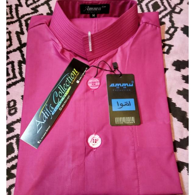 Baju koko Ammu pink fanta size m&L