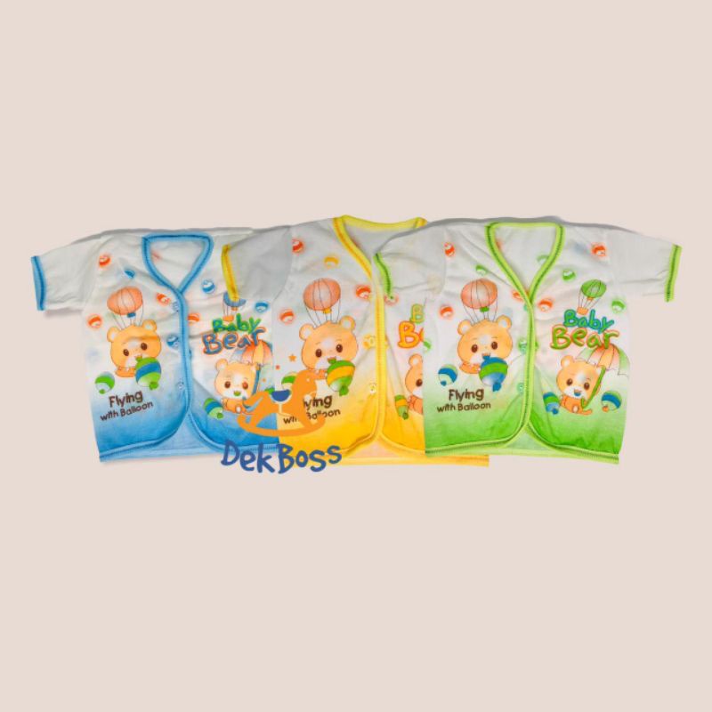 (6 Pcs) Baju bayi baru lahir newborn lusinan untuk perempuan dan laki laki | Baju lengan pendek bayi newborn | Pakaian atau baju atasan bayi laki laki dan perempuan baby newborn