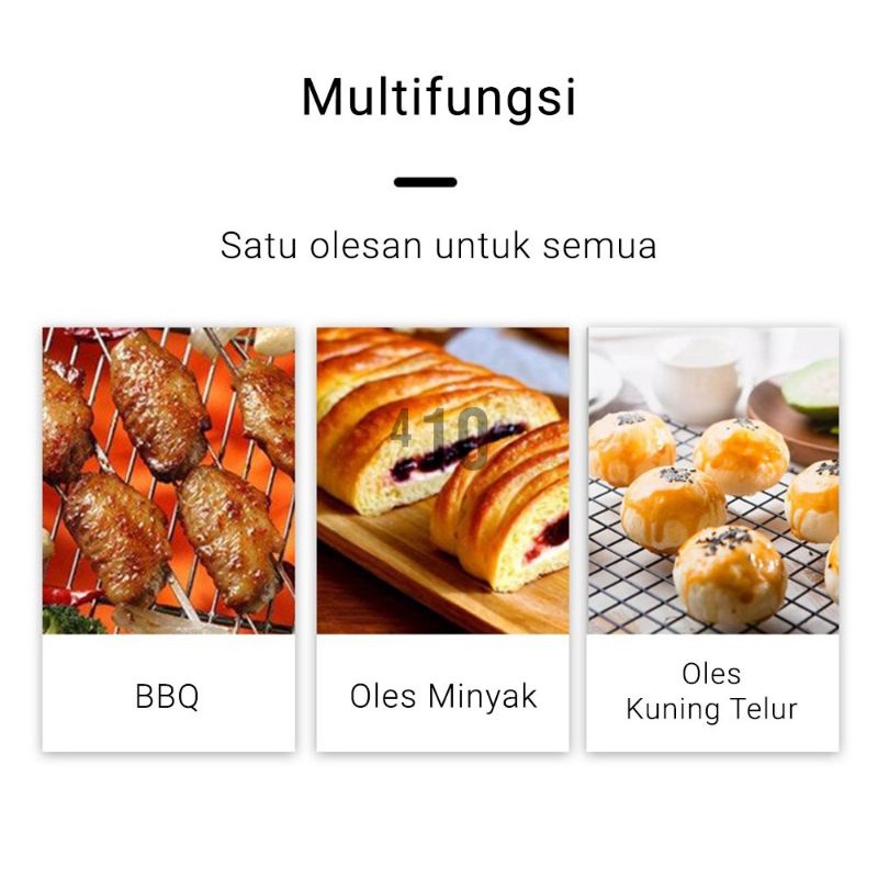 KUAS KUE SILIKON BARBEQUE BBQ/ KUAS OLES KUE ROTI CAKE MENTEGA