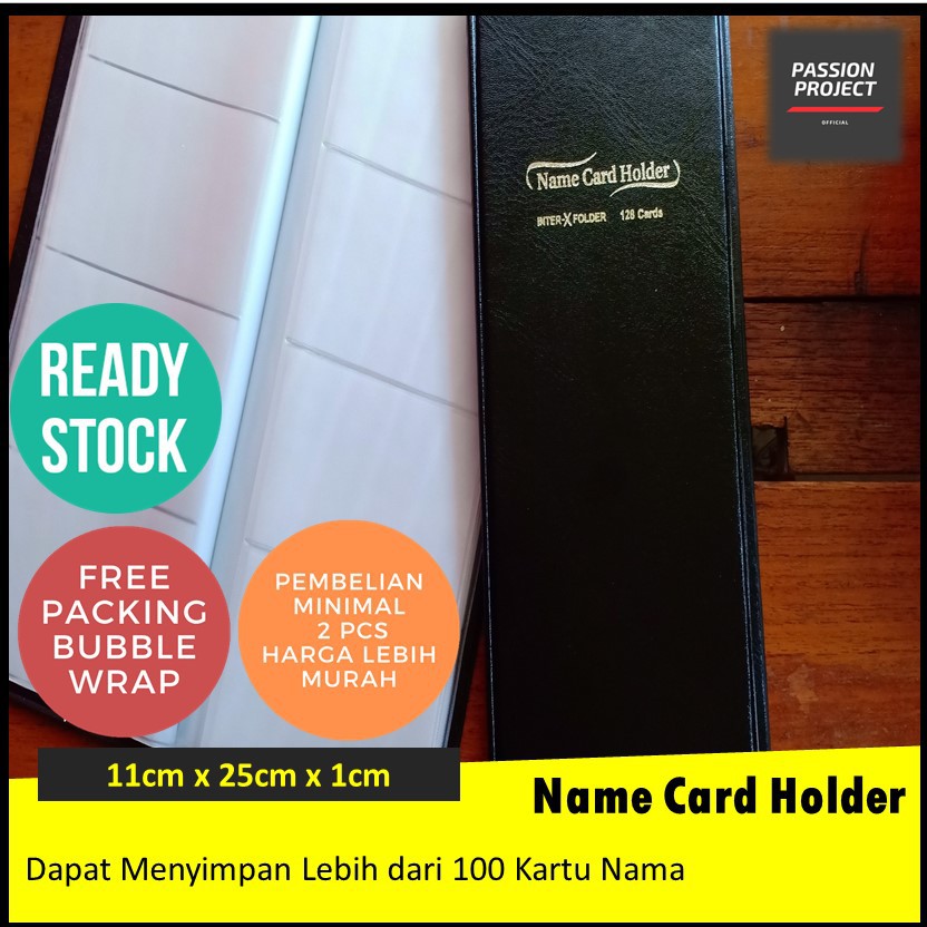 Tempat Album Dompet Kartu Nama Atm Pria Transparan Kecil Name Card