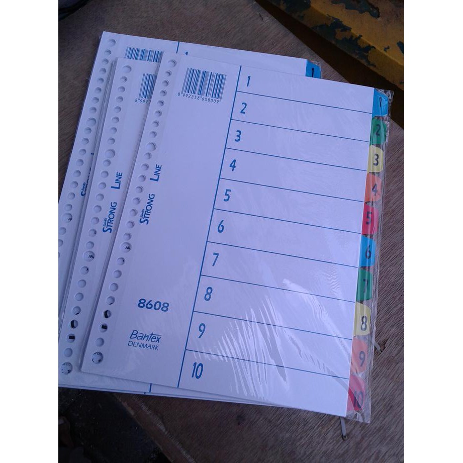 

BEST SELLER Kertas Pembatas Bantex. 1 s/10. Ukuran B5. TERJAMIN