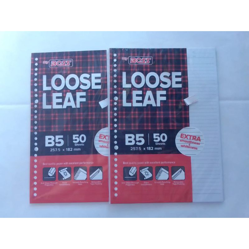 

Isi Binder loose laef isi 50lembar B5