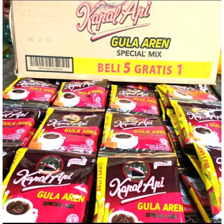 Kopi Kapal Api Gula Aren 12 x 23gr