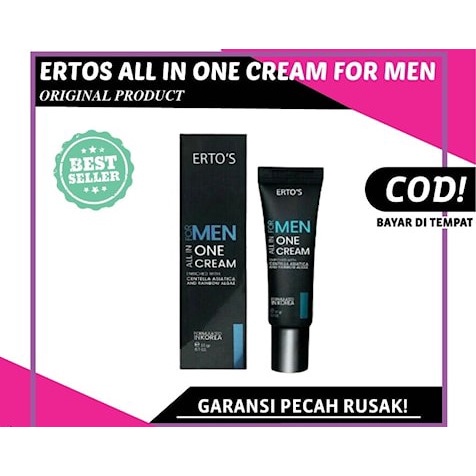 ERTOS ALL IN ONE CREAM FOR MEN KRIM PEMUTIH WAJAH PRIA SKINCARE