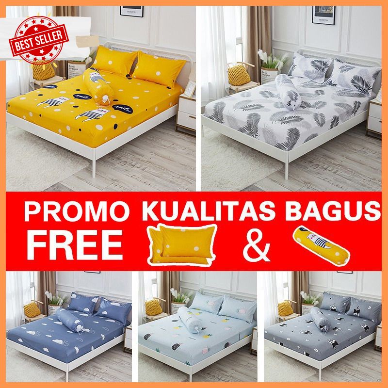 1KG MUAT 2PCS - SPREI/SEPREI AESTETHIC READY STOK Bisa COD/ Bayar ditempat/ Gratis ongkir KOTAK EMILY GRID KATUN DISPEERSE - UKURAN 120x200 cm