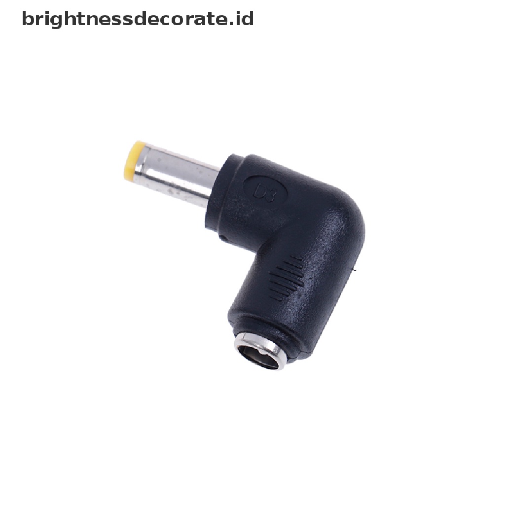 2pcs Adapter Konektor Dc Power 5.5x2.1mm Female Ke 5.5x2.5mm Male Kanan