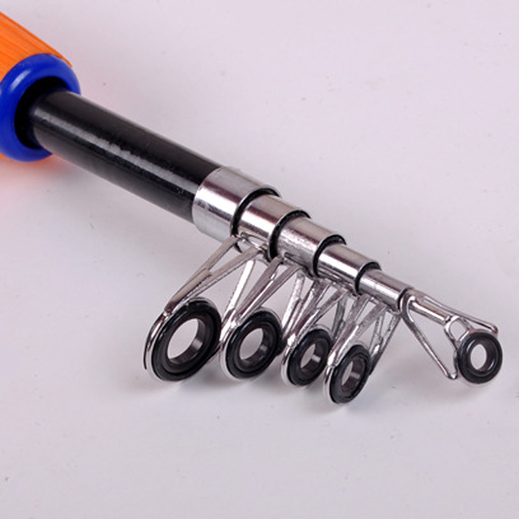 [Jianxin] 1.2/1.4/1.6m Portable Telescopic FRP Superhard Pole Sea Boat Fishing Rod Tackle