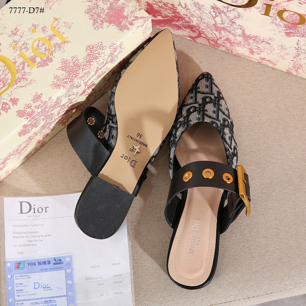 Canvas Mules in Black #7777-D7