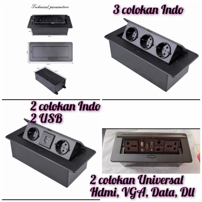 Saklar Stop Kontak Meja Usb Inbow Tanam 3 Lubang Colokan Arde Suko Indo Usb