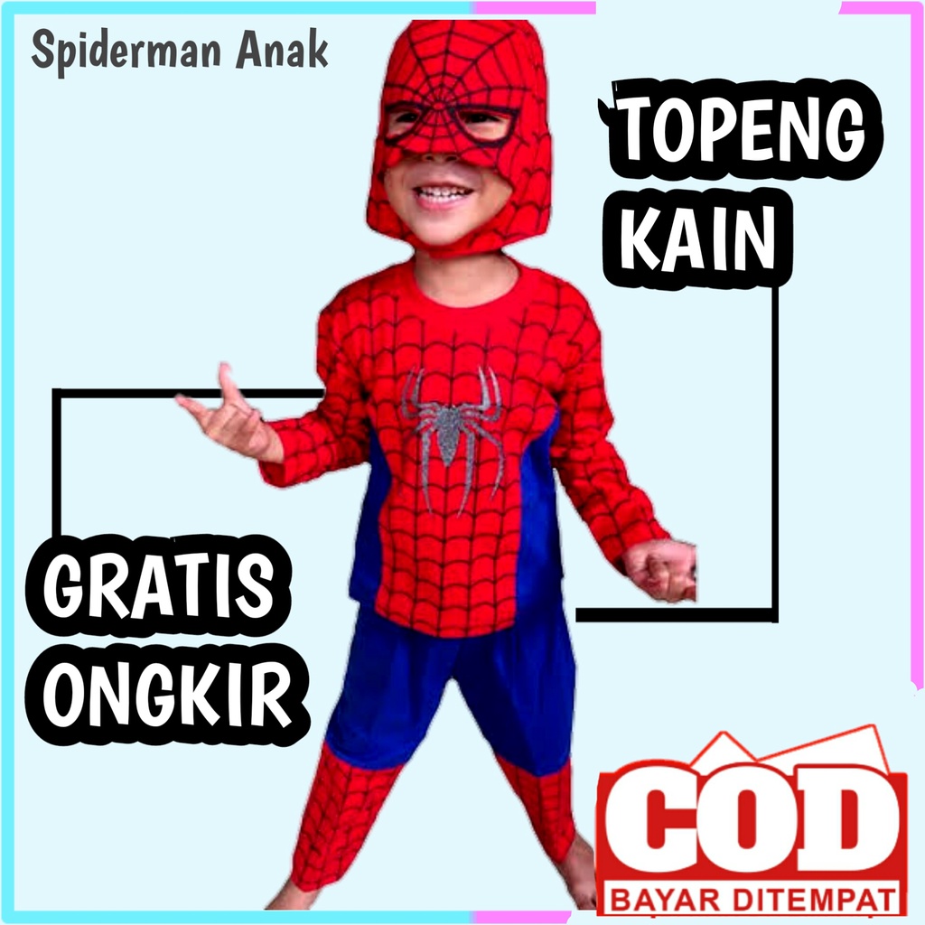 Baju Topeng Spiderman