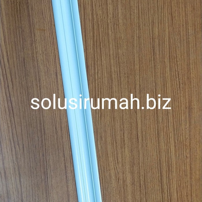 LIST PVC SUDUT PLASTIK PROFIL 30 mm 1m permeter PUTIH WHITE LIS PLAFON