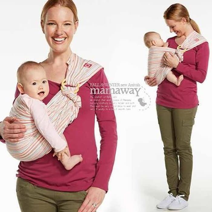Mamaway Baby Sling - Thousand Layer Cream