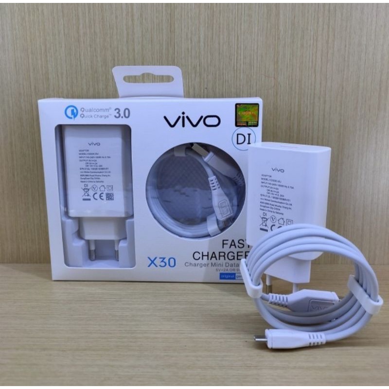 TC CASAN CHARGER VIVO X30 Q.C. 3.0 SUPPORT FASTCHARGING MICRO DAN TYPE C
