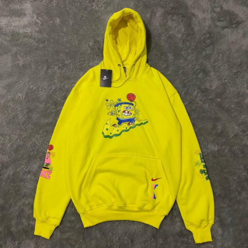 Sweater Hoodie Jacket Spongebob Squarepants Yellow Premium Fulltag&amp;Lebel