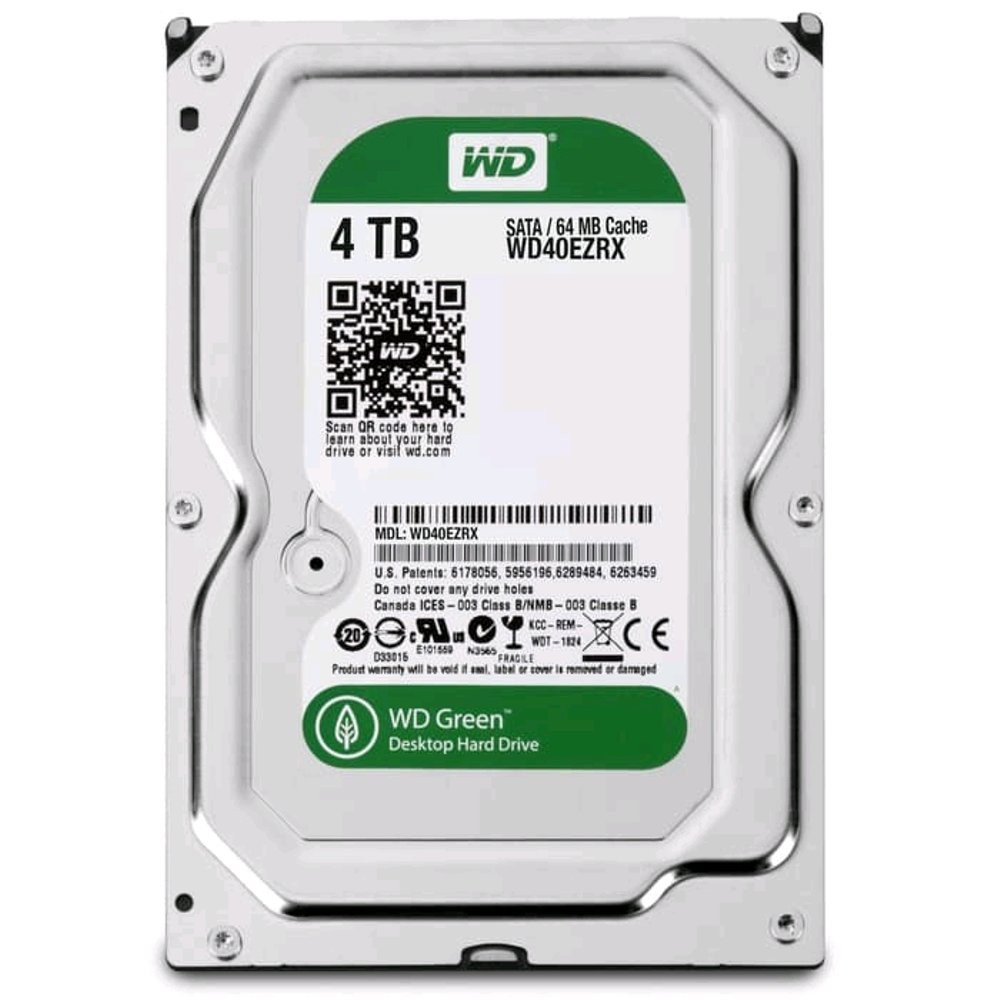 HARDDISK WD GREEN 4 TB Limited