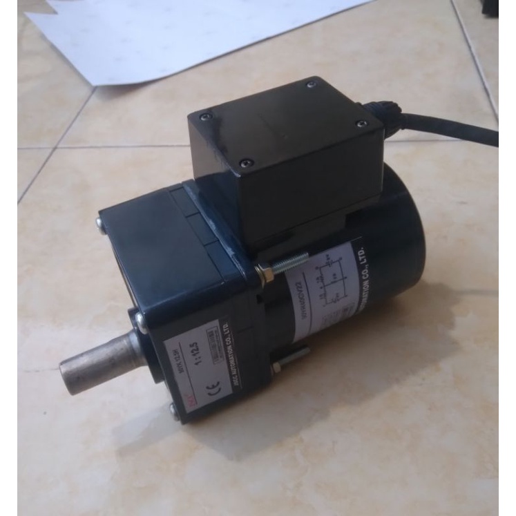 Ac Motor Gearbox JSCC Ratio 1:12.5 40W Baru