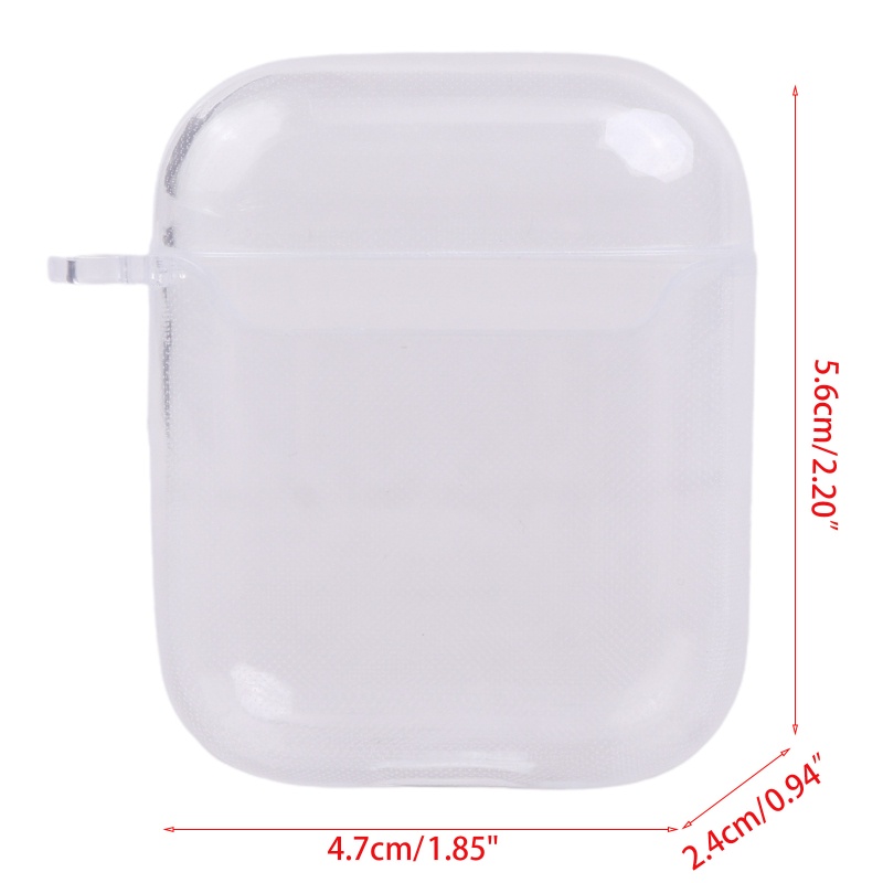Bt TPU Untuk Case Untuk1 2sarung Earphone Wireless Charging Untuk Pelindung Case Dengan Desain Lubang Gantung