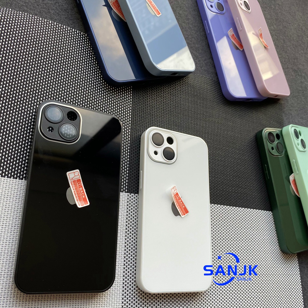 NEW !! 9D-Glass casing HD Color for iPhone Case ( For iPhone 11 Pro Max 12 Pro Max 13 Pro Max 14 Pro Max)