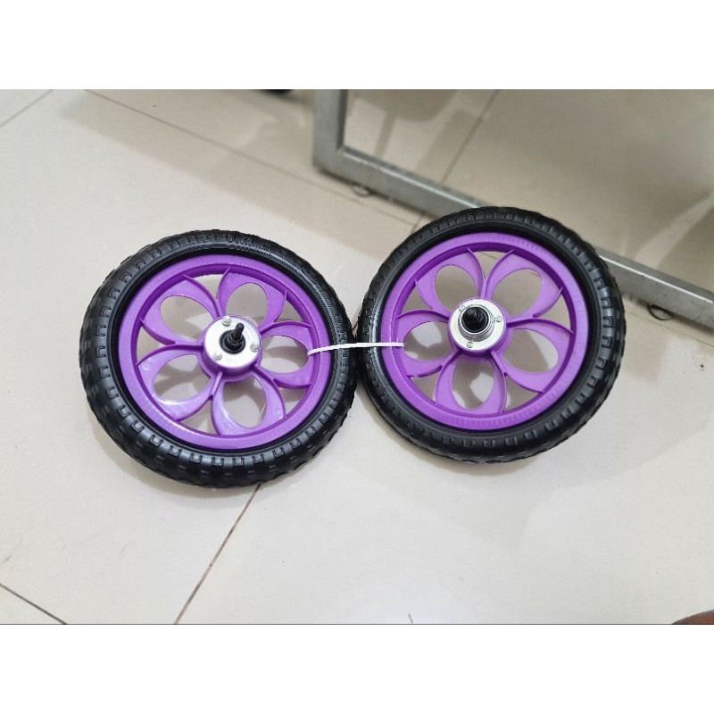 Roda Mati Ukuran 12inch Sepeda Anak Size 12 inch Mini BMX Wheel  Bisa Depan Belakang Atau Sepasang Ban Velg Rims Wheelset Ban Luar