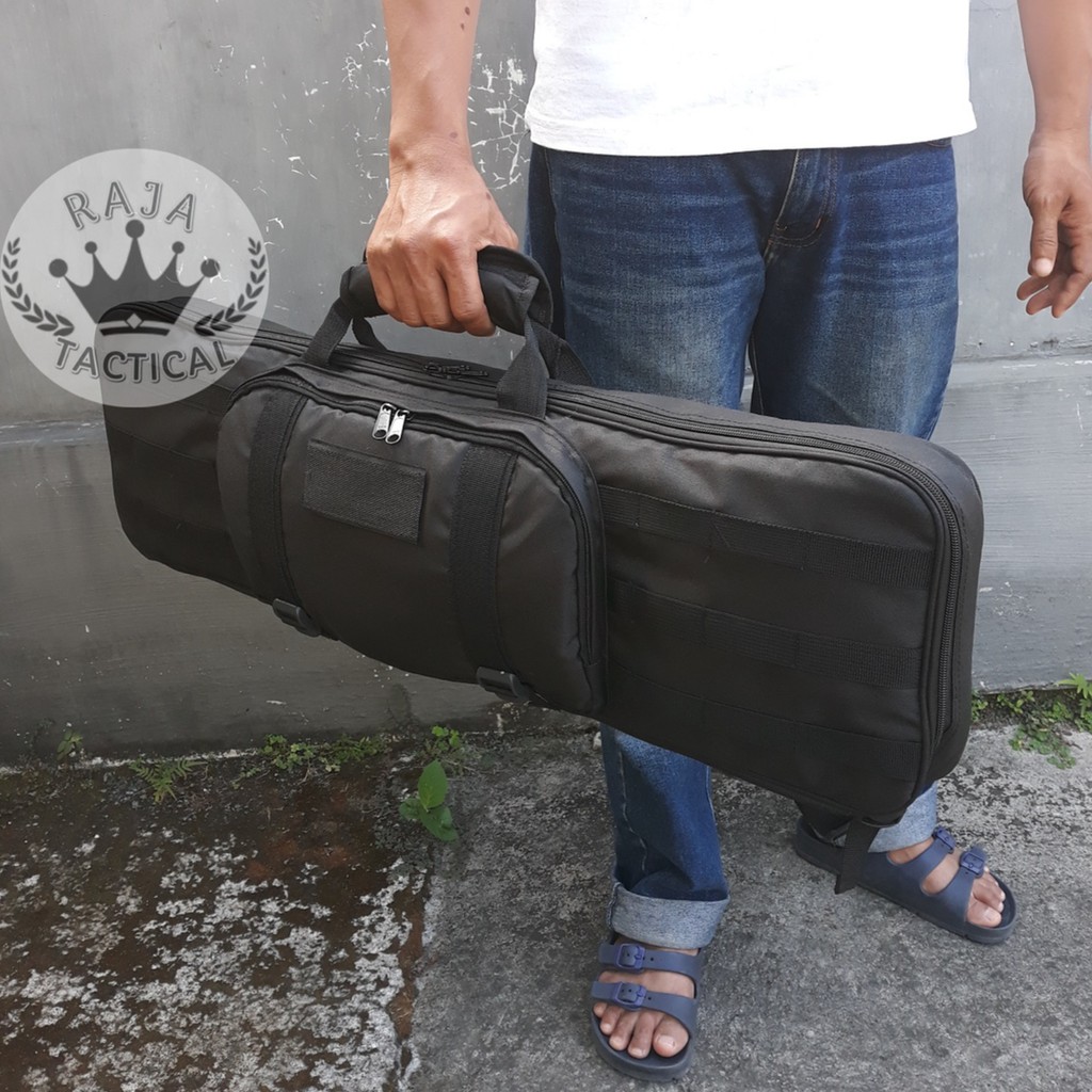 Tas Senjata TNI POLRI Tas Senapan Airsoft Gun Bag Laras Panjang Holster Brimob