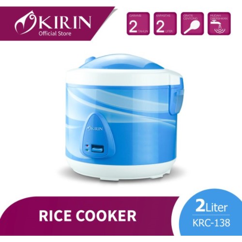 Kirin Rice Cooker Magicom 2 Liter 3in1 KRC-138 BL Panci Anti Lengket