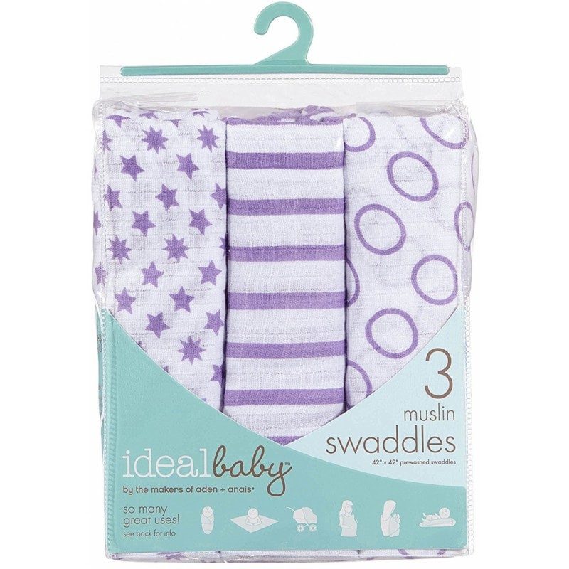 Bedong Bayi Ideal baby swadlle isi 3