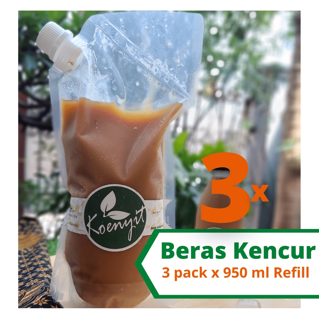 

JAMU BERAS KENCUR BEKEN REFILL BESAR 3 PCS