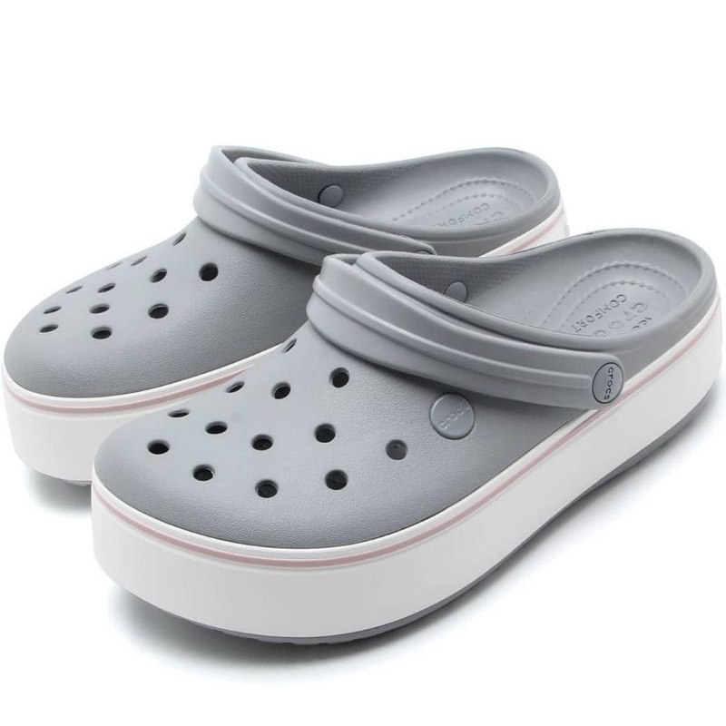 Crocs platform / Sendal sepatu wanita crocs platform / Crocs platforma / Sendal wedges wanita