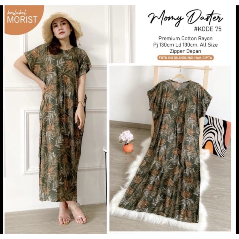 daster panjang katun momy daster
