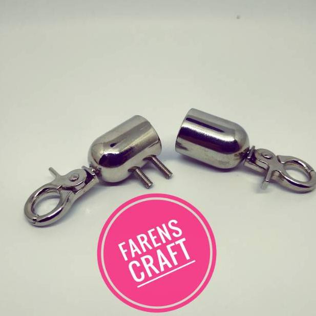 

TERDEPAN Kait lonceng nikel untuk hiasan tas tali kur-farens craft