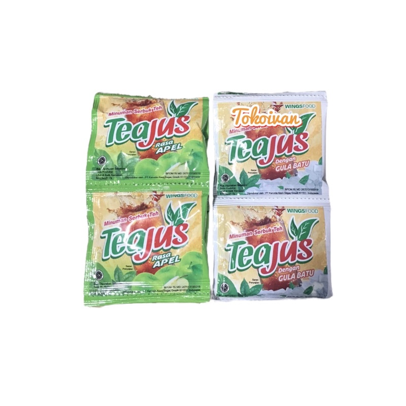 

Tea Jus - Minuman Teh Serbuk Instant- Netto 10 bks x 8 gr