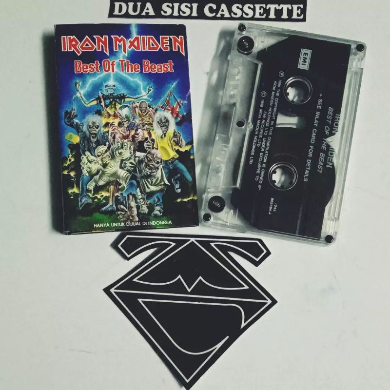 kaset iron maiden - best of the beast