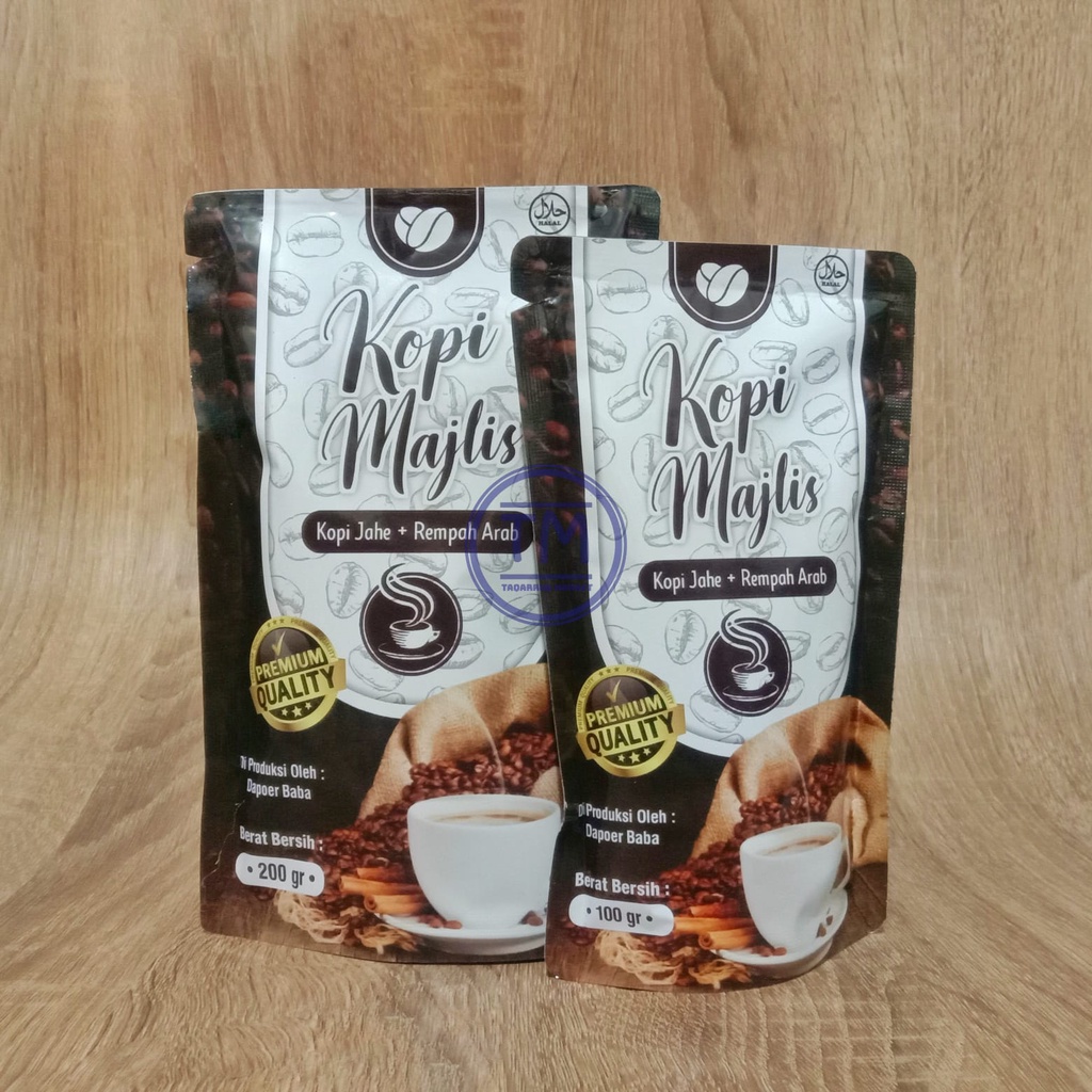 

Kopi MAJLIS Dengan Kopi Jahe + Rempah Arab 200gr Kopi Jahe Nikmat Kopi Jahe Rempah Kopi Rempah Arab 100gr