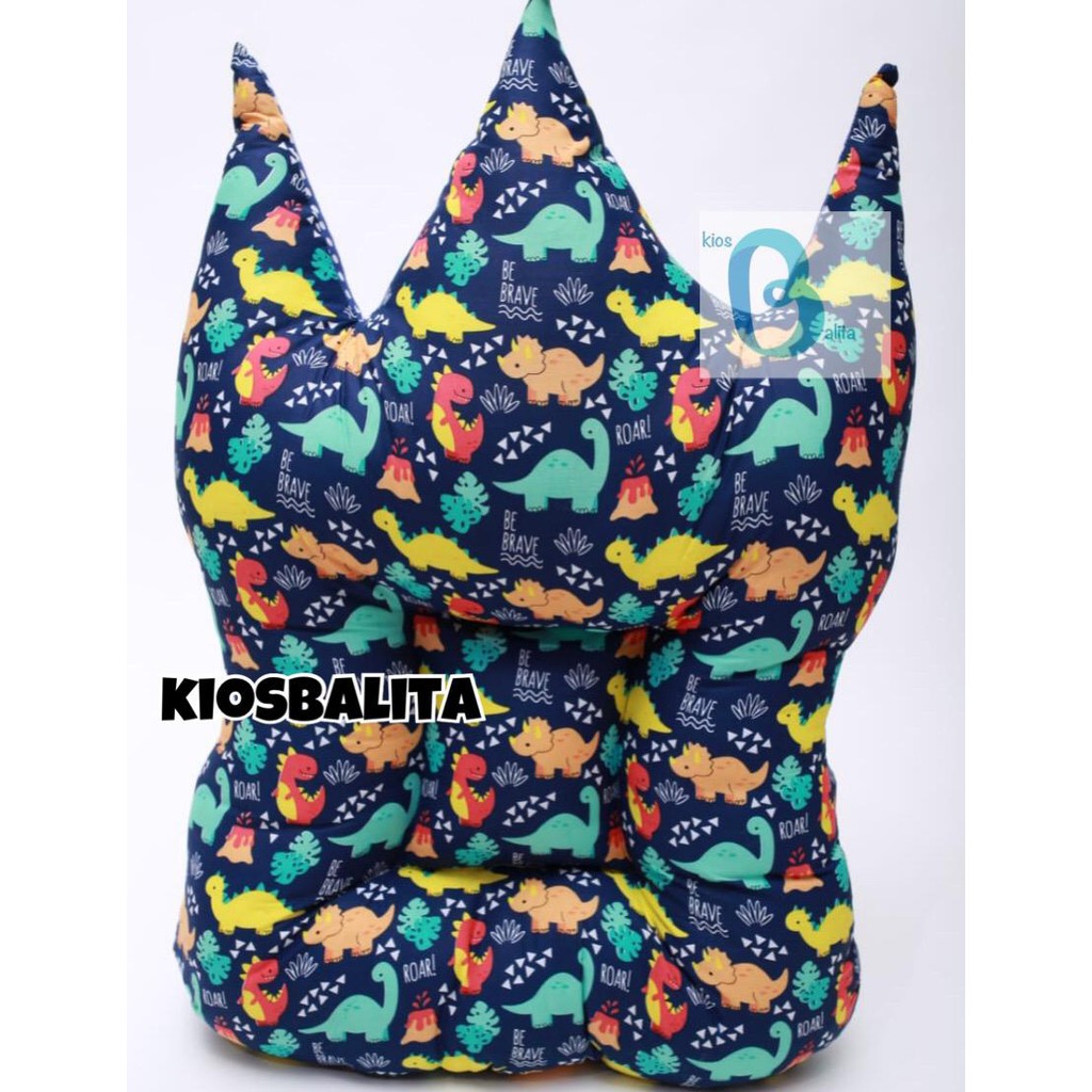 PREMIUM JUMBO KASUR BAYI MODEL CROWN MULTIFUNGSI SOFA BAYI / BABY LOUNGER NEWBORN