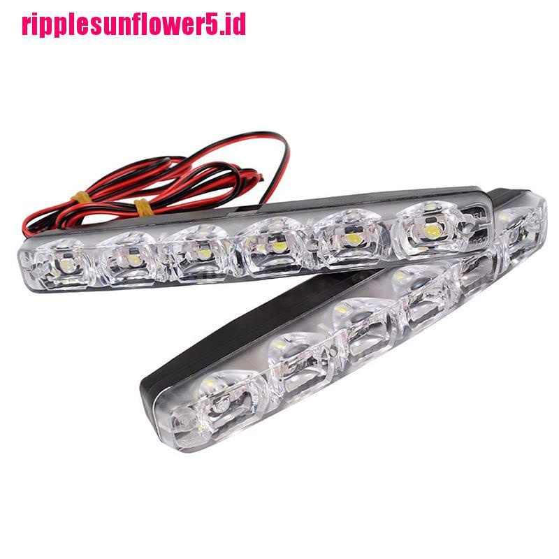 2pcs Lampu LED 6smd 12V Untuk DRL / Fog Lamp Mobil