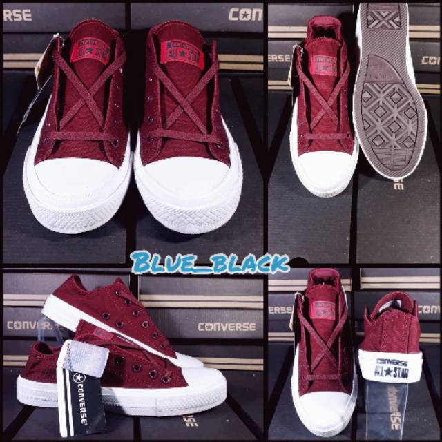 Converse all star merah putih