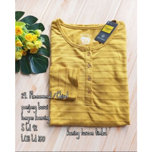 Kaos Phenomenal, Chisel kancing depan/ Busui original Matahari