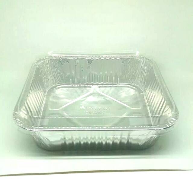 Alumunium foil cup 20x20cm OX1400 best fresh Alu Tray alu Foil Cup ox 1400 OX-1400 Alutray Aluminium foil 20cm wadah Tempat Kotak Kue Oven Penutup Box OX1400 ml 20 cm ox 1400 Lasagna Schotel Makaroni Pastel