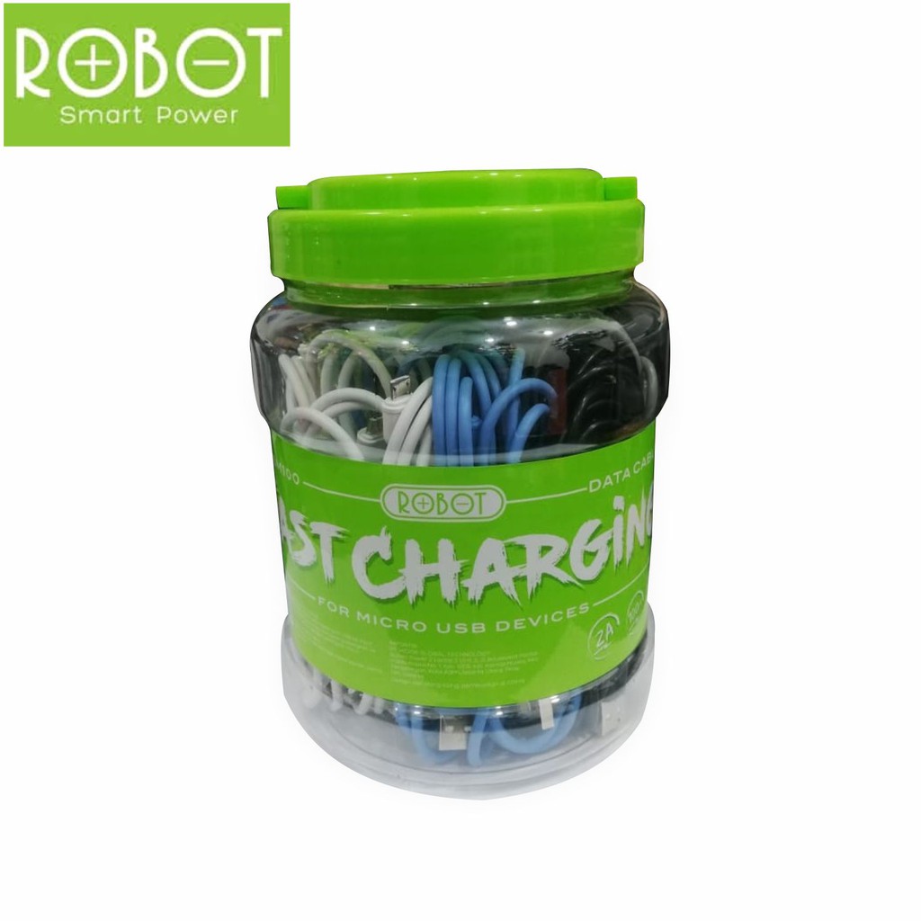 Kabel Data Robot Original RBM100 Micro USB Fast Charging