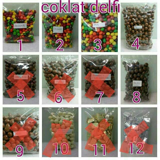 

coklat delfi kiloan