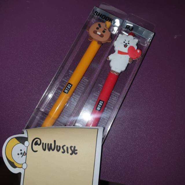 

BT21 PEN SHOOKY / PEN RJ / NOTE A5 CHIMMY