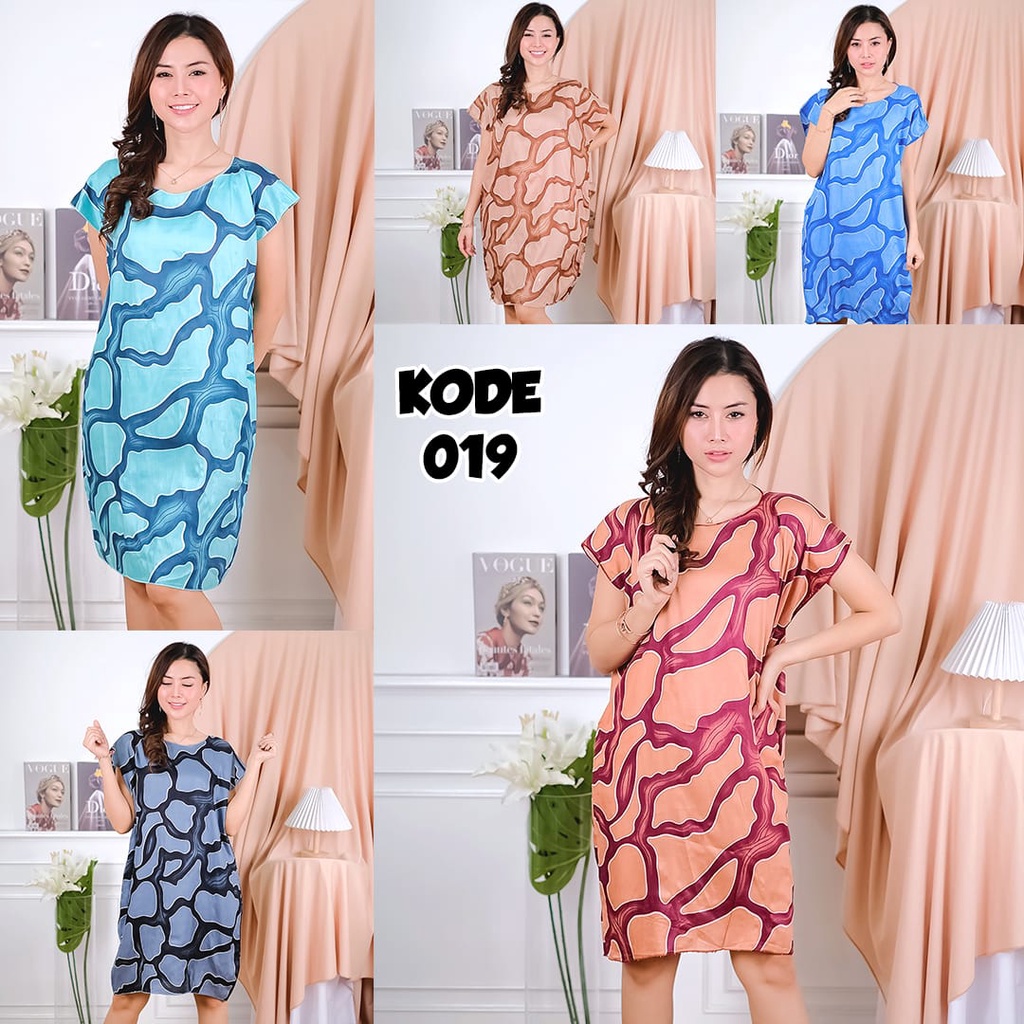 AFI - EC - Daster Midi RAYON BALI / Daster Ibu Murah TERKINI Daster BAHAN SEJUK / Busui / DASTER MIDI