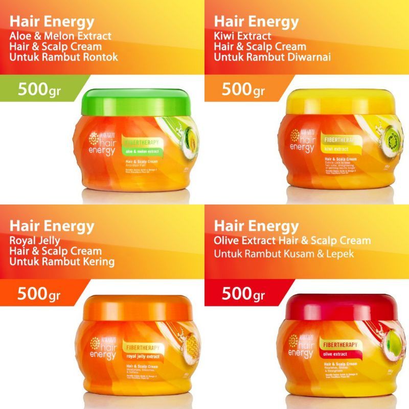 Creambath Makarizo Hair Energy Fibertheraphy 500ml