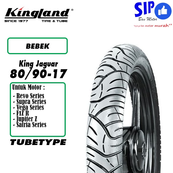 Ban motor bebek Kingland King Jaguar 80 90 17 tubetype bukan tubeless