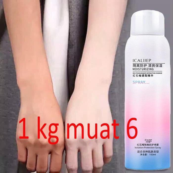 ICALIJEP / LIFUSHA MOISTURIZING SPRAY 150ML WHITENING ISOLATION PROTECTION SUNBLOCK