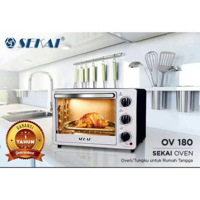 SEKAI Oven [18L] Low Watt - OV 180 GARANSI RESMI MURAH BANGET / GARANSI RESMI