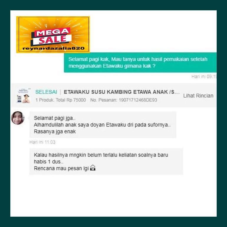 

Reypsum Etawaku Platinum - Susu Kambing & Krimer Bebas Alergi Dan Rendah Gula S30Cryr