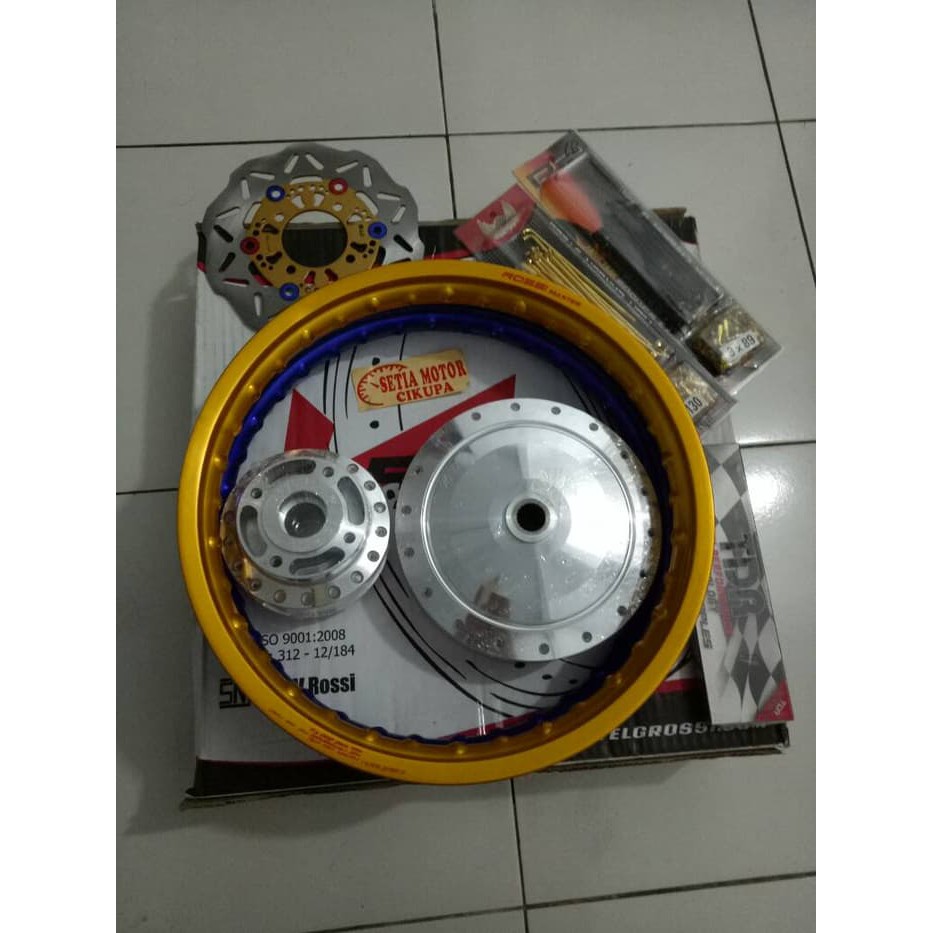 velg mio, xeon, soul gt 1 set velg tromol jari jari disc ring 14